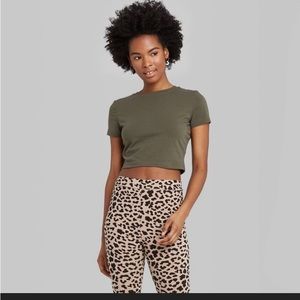 Women's Short Sleeve Cropped T-Shirt - Wild Fable™